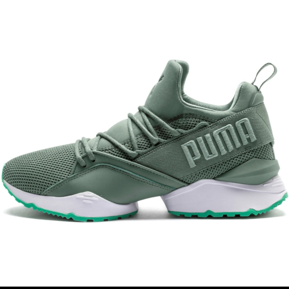 PUMA Womens Muse Maia Street 2 Athletic Shoes Laurel Wreath Women Size 7.5